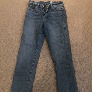 H&M vintage fit high wait jeans